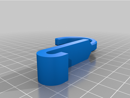 medium heavy duty wire cube hook ra designs 3d print model - Mito3D