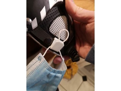 maske klipsi kayak bisiklet kask ffp2 tıbbi sohbet mataz 3d print model - Mito3D