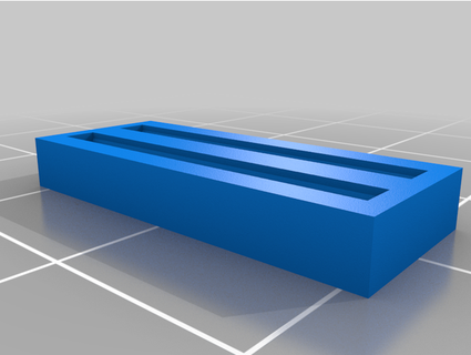 fingerboard curb mold stripetuning 3d print model - Mito3D