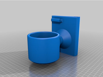 magnetisch Tasse Halter Unterstützung cnc Mühle mnulph11 3d print model - Mito3D