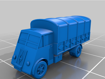 renault ah ahn ahs camion ambushcamo 3d print model - Mito3D