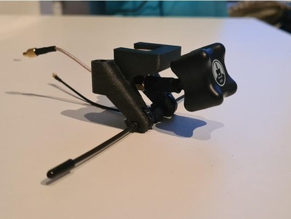birdbone drone - multi antenna mounting evonoah 3d print model - Mito3D