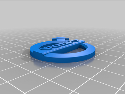 volvo logo nicks3dcrafts 3d print model - Mito3D