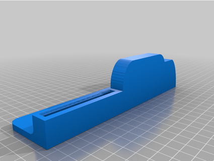 hot glue station flat bottom mrglass 3d print model - Mito3D