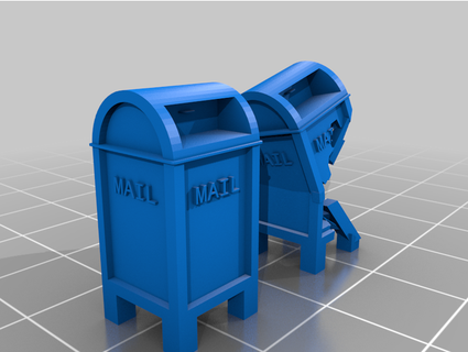mailboxes weelittlecars 3d print model - Mito3D
