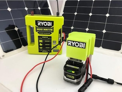 Solar Leistung Ryobi 18v Werkzeuge Atem 3d print model - Mito3D