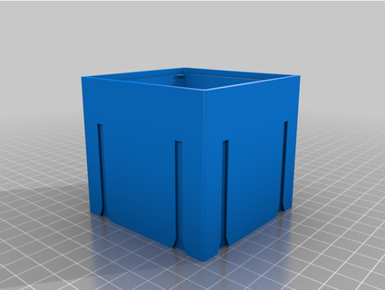 resitor box one drawer tnemrap 3d print model - Mito3D