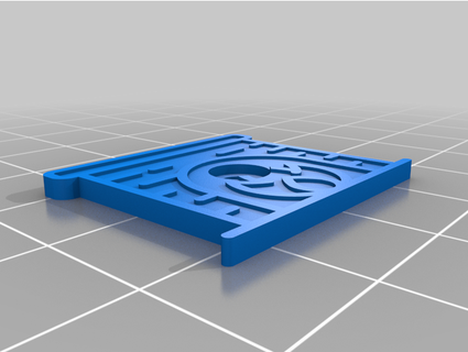 Kamin Schaltplatte Symbol mattnett 3d print model - Mito3D