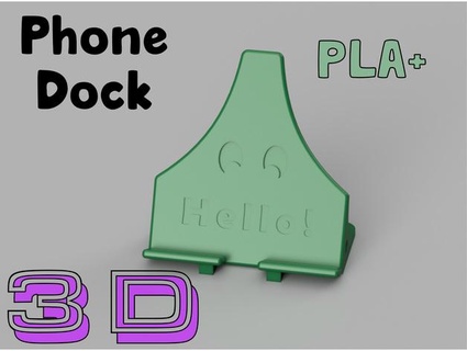phone docking station giube1996 3d print model - Mito3D
