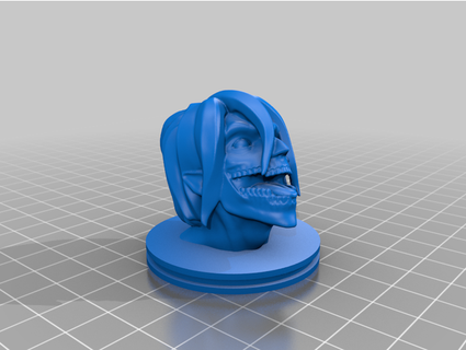 attack titan - eren head stand kabsterplayz 3d print model - Mito3D