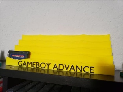 gameboy advance cartridge display ujimin 3d print model - Mito3D