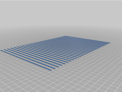 bed leveling stripes cr-10 mini longnguyendev 3d print model - Mito3D