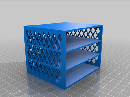 mini tiroirs petit pièces espace rangement km 3d print model - Mito3D