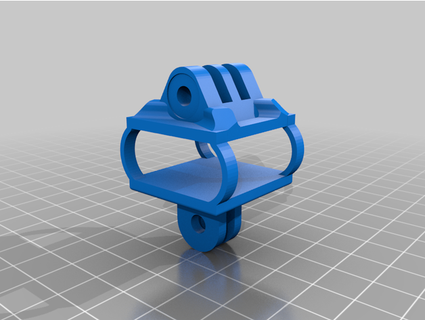 dji aksiyon 2 gopro yumuşak binmek evrensel fpv adaptör çıkarım yapıyorum 3d print model - Mito3D