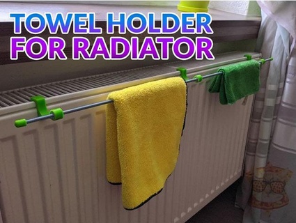 toalha suporte radiador pizza gato 3d print model - Mito3D