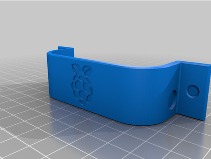 easy raspberry pi holder blahab 3d print model - Mito3D