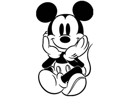 mickey mouse stencil 7 longquang 3d print model - Mito3D