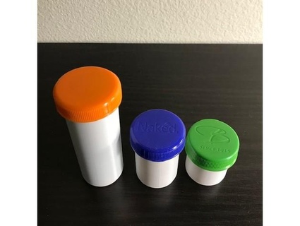 watertight container using juice bottle caps darthosteo 3d print model - Mito3D