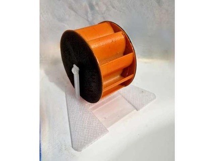 better water wheel holder taston 3d print model - Mito3D