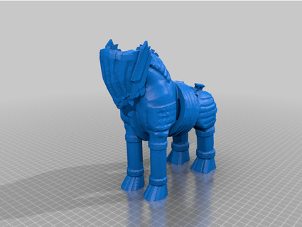 trojan horse afterdarq 3d print model - Mito3D