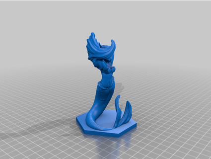 mermaid afterdarq 3d print model - Mito3D