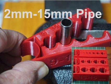 tubo morsetto adattatore 2mm 15mm asimomagico 3d print model - Mito3D