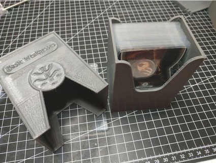 arkham horror lcg - basic weakness deck holder 454casull 3d print model - Mito3D