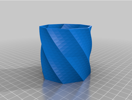 3d printer cestino cubo 3d print model - Mito3D