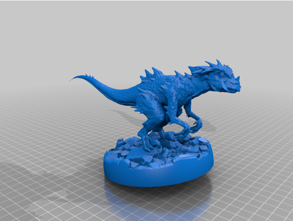 raptor espacial mit base boba fps 3d print model - Mito3D