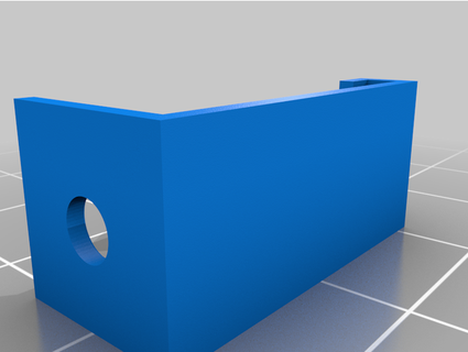 Decke Halter Unterstützung Plastik profiles Winkel deckenklammern kunststoffwinkel 20x10 mm hendob 3d print model - Mito3D