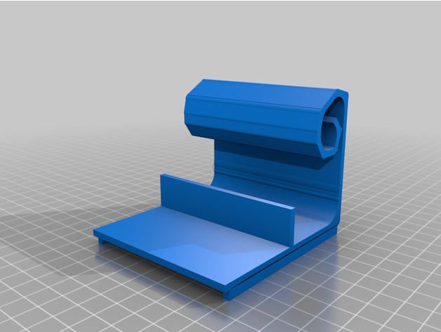 support pot sur cage oiseau jnf80 3D print model - Mito3D