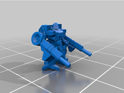 irondetto falco battaglia armatura americano mecha maggiweber 3d print model - Mito3D