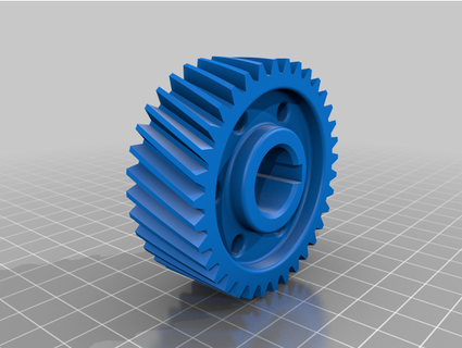 helix gears ktezak 3d print model - Mito3D