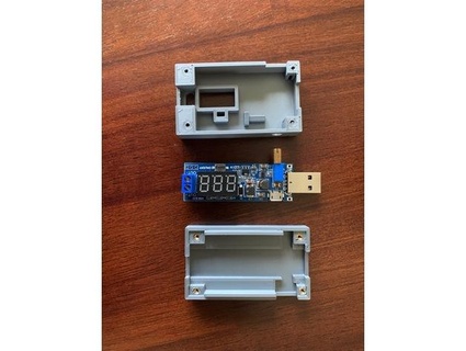 USB Voltaj regülatör durum kılıf plan 3d print model - Mito3D
