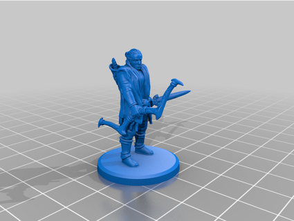elfique archer enchanté étoile 3d print model - Mito3D