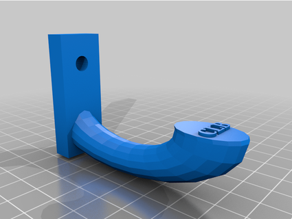 gun wall mount hook xmrxzoomx 3d print model - Mito3D