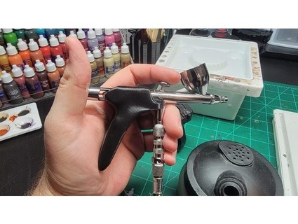 iwata eclipse comfy airbrush handle geargrinderpainting 3d print model - Mito3D