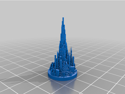 colmeia cidade holo topo Ericlofgren 3d print model - Mito3D
