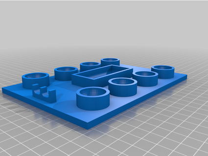 paint palette flonovo 3d print model - Mito3D