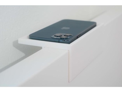 ikea malm cama cabecera estante smartphone hpinventar 3d print model - Mito3D