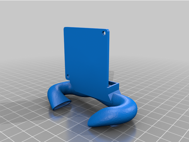remix anycubic i3 mega - fan duct 108mm fan-thickness idrewax 3D print model - Mito3D
