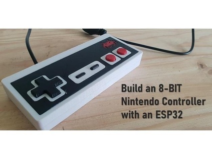 8 bit Nintendo controle controlador sbps 3d print model - Mito3D
