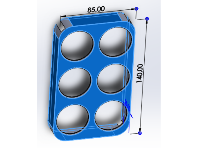 boite uova scatola floriant57 3D print model - Mito3D