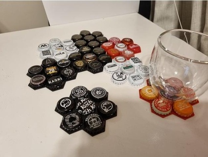 awesome beer coaster - stunning wall ornament scuubi 3d print model - Mito3D