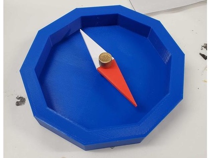 ocarina time compass quizlock 3d print model - Mito3D