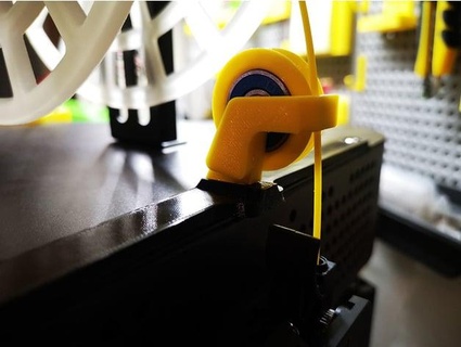 flsun q5 filamento rodillo guía rail cebolla 3d print model - Mito3D