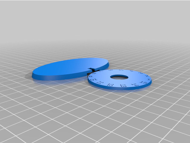 Wargaming Base Wunde Zähler 3D print model - Mito3D