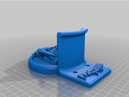auricular pared montar pata gallo motorhead cookiemonster1112 3d print model - Mito3D