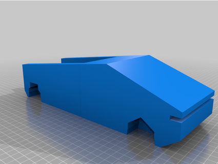 cibertruck motorizado pedazo 3d print model - Mito3D