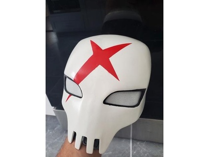 rot Maske gezeichnetgolas 3d print model - Mito3D